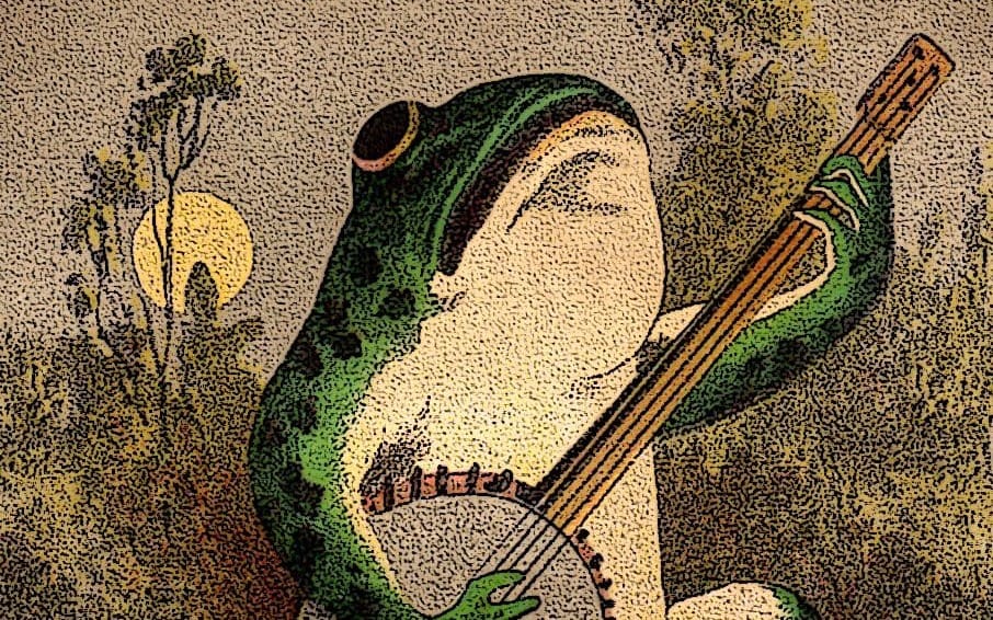 You and a frog might have the same taste in music